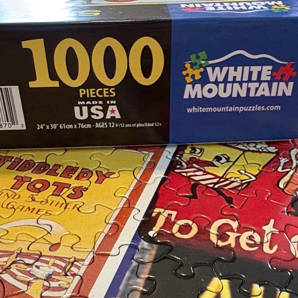 White Mountain Vintage Signs Puzzle - Picture 3 of 3